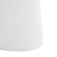thumbnail image 7 of Hollie 18" Minimalist Modern Drum Accent Table Pedestal, White Frosted, 7 of 7