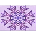 thumbnail image 1 of Ahgly Company Machine Washable Indoor Rectangle Transitional Blossom Pink Area Rugs, 7' x 10', 1 of 7