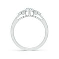 thumbnail image 3 of ANGARA IGI Certified Lab Grown 1 Ct Diamond Reverse Engagement Ring for Women in 14K White Gold (Size-10x5mm| Color-F-G| Clarity-VS) | Anniversary, Jewelry Gift for Women | Lab-Grown Diamond Ring, 3 of 4