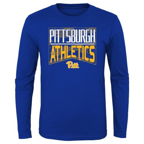 2T Heather Grey NCAA by Outerstuff NCAA Pittsburgh Panthers Toddler Long Sleeve Tee & Pant Sleep Set 