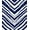 Blue, Pattern 1, variant on ODIKA 4' x 6' Machine Washable Non-Slip Area Rug, Chevron Chevron High Traffic Rug, Blue, 543152