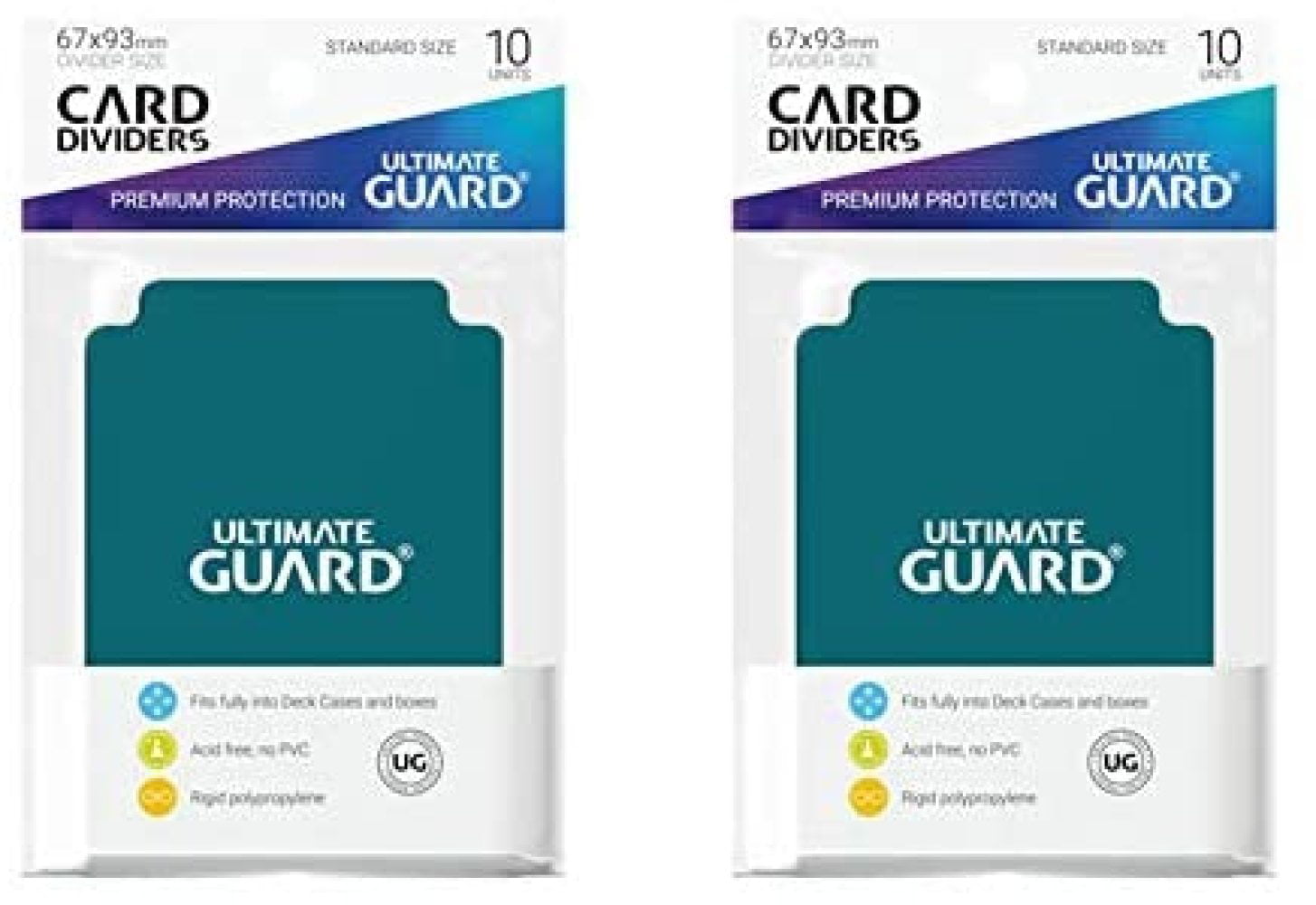 BLUE Ultimate Guard Trading Card Storage Dividers Pack of 10 