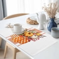 thumbnail image 3 of Thanksgiving Placemats Set of 1 Leaf Pumpkin Sunflower Bottle Heat Insulated Linen Place Mats, Washable Stain-Proof Table Mats for Dining Tables Holiday Decor 13x19inch, 3 of 9