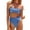 Sky Blue, variant on asdoklhq Plus Size Swimsuits for Women,Women Scoop Neck Cut Out Front Lace Up Back High Cut Monokini One Piece Swimsuit