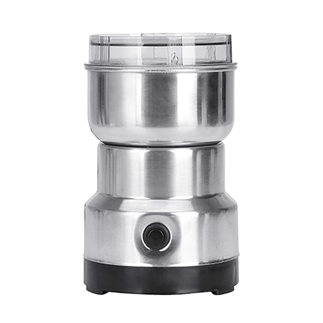 Yeacher Multifunction Smash Machine Electric Cereals Grain Grinder Mill Spice Herbs Pulverizer Grinding Machine Tool Stainless Steel Electric Coffee Bean Grinder for Home