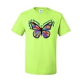 thumbnail image 2 of Colorful Butterfly Oh Butterfly On Whispering Wings Animal Lover Men's Graphic T-Shirt, Safety Green, 2XL, 2 of 3