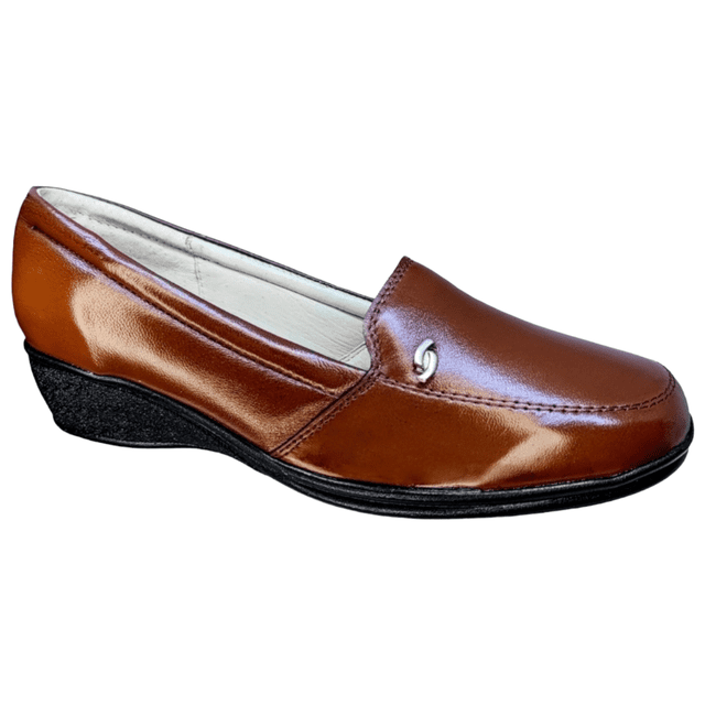 Zapato Casual Confort Piel Borrego Cómodo Acojinado 22/27 Café 61 Enco Footwear Casual Herraje Zapato Piel Borrego confort Color Café