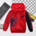 thumbnail image 1 of Abrigo con capucha con estampado de dibujos animados para niños Traje de manga larga de otoño para niños (Rojo 2-3Y) Likrtyny Para estrenar, 1 of 9