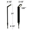 thumbnail image 6 of C Cattleya Low-voltage Black Aluminum LED Landscape Path Lights with Frosted Glass Shade(10-Pack), 6 of 7