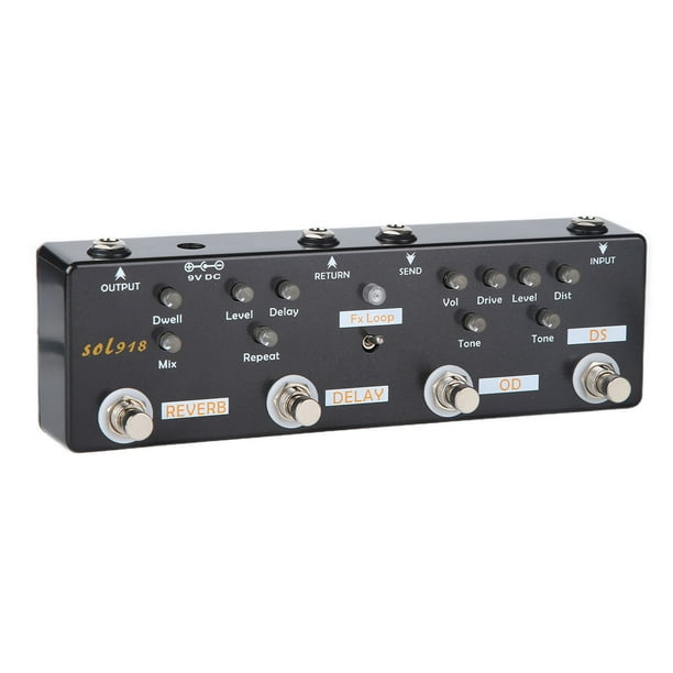 Pedal De Efectos, Efecto De Guitarra Multifuncional, Fácil Control, 5 Modos Para Afinación De Guitarras Eléctricas