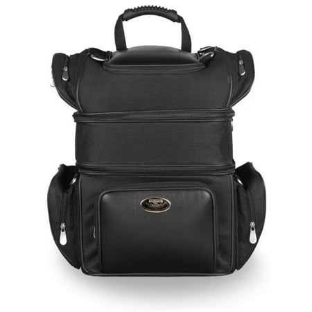 - Milwaukee Triple Barrel Sissy Bar Rack Bag w/5 Bonus Pockets