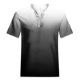 thumbnail image 4 of LOVZFMLL Hauts d'Été pour Femmes Mode Décontractée Chemises Imprimées Manches Courtes Tee Ample Blouse Col en V, 4 of 5