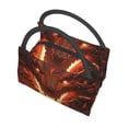 thumbnail image 5 of Vsdgher Magma Fire Black Dragon Print Insulated Reusable Bags with Sturdy Zipper and Handles, Foldable Totes for Hot or Cold Food Bring or Delivery, 5 of 8