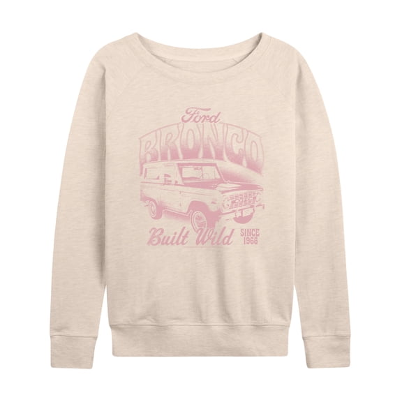 Ford - 1972 Ford Bronco - Women's French Terry Long Sleeve Pullover