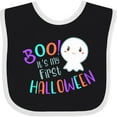 thumbnail image 3 of Inktastic Boo It's My First Halloween Cute Ghost Boys or Girls Baby Bib, 3 of 4