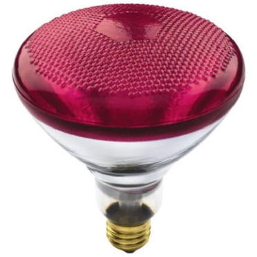 Globe Electric 70894 100W BR38 Westpointe Flood Beam Accent Reflector Light Bulb, Red