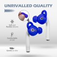 thumbnail image 4 of Insten 3 Pairs Ear Hooks Tips Compatible with AirPods 1 & 2 Earbuds, Anti-Lost EarHooks EarTips Accessories, Comfortable Soft Silicone Covers, with Storage Box (Not Fit in Charging Case) Blue, 4 of 10