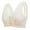 B_ Beige, variant on SMihono No Underwire Lace Bras for Women Sponge Cup Front Closure Bras for Seniors Plus Size Full Coverage Bras No Wire Bras White 42