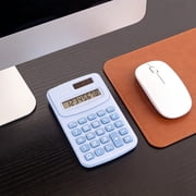 Mini Pocket Calculator, 8-Digit LCD Display, Basic Handheld Calculator with Responsive Buttons, Plastic, Assorted Colors, Battery Powered, for School Office