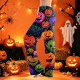thumbnail image 6 of JULMCOMO Halloween Pajamas Pants for Women Cat Pumpkin Ghost Print Elastic Waist Drawstring Trendy Pajama Bottoms Cute Print Loose Fit Comfy Pj Pants Green XL, 6 of 6