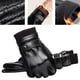 thumbnail image 3 of Guantes de invierno Macarena PU Cuero Pantalla táctil Térmico Forrado Suave, 3 of 8