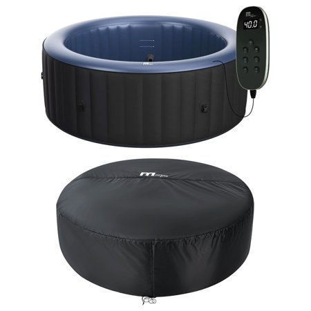 MSpa Bergen Round Inflatable 4 to 6 Person Hot Tub & Energy Efficient Cover