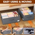 thumbnail image 2 of Under Bed Storage with Wheels, WLRETMCI 2Pack Large Under-Bed Storage Container, Rolling Bedroom Storage Organize for Clothes, Shoes,Toys, No-Tool Assembly, 2 of 7