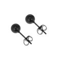 thumbnail image 3 of Hombres Pendientes de Orejas de Oreja de Bola redonda de Acero inoxidable de acero inoxidable, 3 of 7