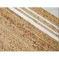 thumbnail image 2 of GRUHUM 4x6 ft, Natural Fibre Handmade Boho Charm Farmhouse Jute Cotton Area Rug Soft Braided Rug for Indoor Outdoor Kitchen Bedroom Living Room Hallways Enterways Rectangle, Natural, 2 of 4