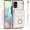 Off White, variant on Phone Case for Samsung Galaxy A51 5G/A 51 5G UW Verizon Wallet Cover with Tempered Glass Screen Protector and RFID Blocking Ring Card Holder Leather Cell Accessories 51A G5 S51 Women Off White