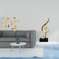 thumbnail image 2 of Arte de pared de pájaros de madera,Pájaros de madera para decorar la pared,regalos para el hogar,Figura de escritorio,Escultura de nota musical para escritorio,oficina,decoración del, 2 of 8