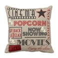 thumbnail image 1 of BOSDECO Accessoires Bleus pour Cinéma, Housse de Coussin 16x16 Pouces, 1 of 1