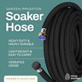 thumbnail image 2 of Garden Soaker Hose 50 Ft 5/8" Diameter Tubing Irrigation Soaker Hoses for Garden Beds, Water Drip Hose, Sprinkler System, Tree Soaker Hose Watering Garden Hose Includes Male & Female Coupling 2 Pack, 2 of 7