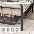 thumbnail image 5 of Giantex Metal Bed Frame, Platform Bed Frame Mattress Foundation w/Headboard & Footboard, No Box Spring Needed, Full Size, 5 of 6