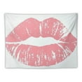 thumbnail image 5 of Patifu Lipstick Lips Tapestry Wall Hanging Unique Style | Graphic Tapestries Home Wall Decor Art for Living Room Bedroom Apartment Farmhouse Dorm 40x60inch, 5 of 6