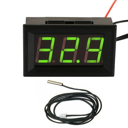 

DC 12V LED Digital Thermometer Temp Sensor Meter NTC Probe -50 ~ 110°C Detector
