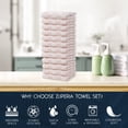 thumbnail image 6 of JOGZMZ Premium Soft Gauze Face Towels 12 Pack - Quick Dry, Highly Absorbent Polyester Towels for Bath, Spa, Beach, 6 of 7