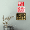 Signs ByLITA Classic Framed No Loitering No Panhandling No Soliciting ...