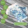 thumbnail image 5 of SimuLinen 19”x17” Signature Dinner Napkins – Blue Garden – Box of 60, 5 of 6