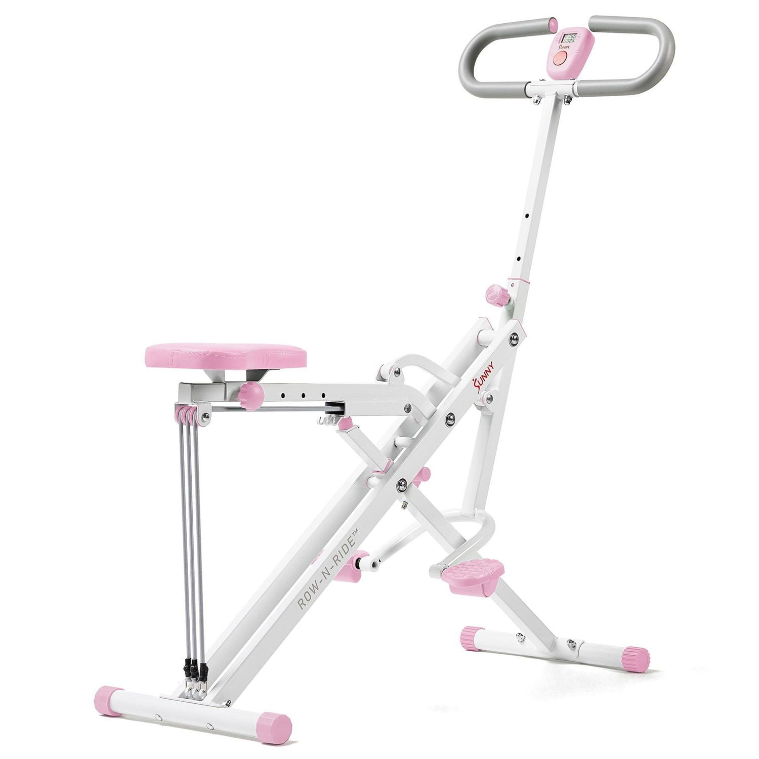 Sunny Health & Fitness Upright Row-N-Ride™ Exerciser en rose – P2100