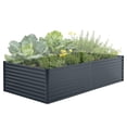 thumbnail image 2 of Edtara Large Raised Garden Bed Includes Durable Galvanized Steel Planter Box, Convenient Greenhouse With Zippered Screen Doors, and Open Base for Supporting Healthy Flower and Vegetable Growth, 2 of 8