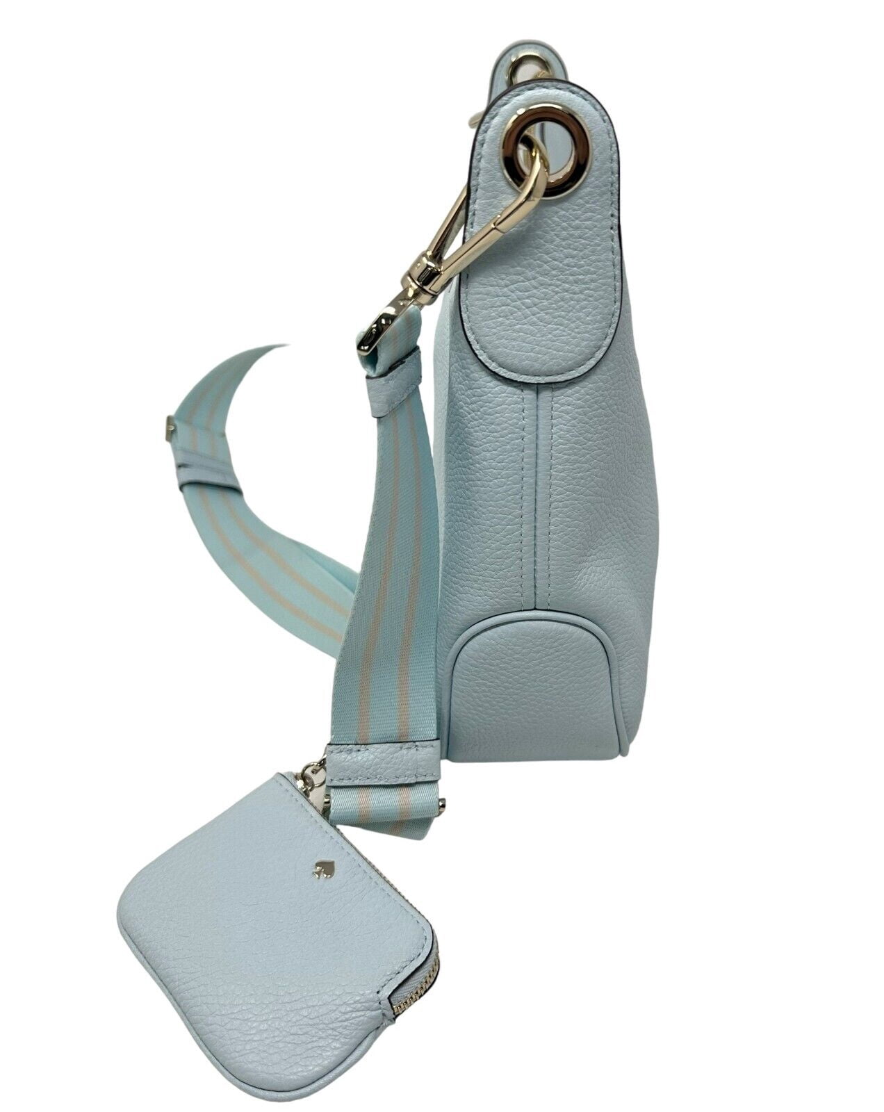 Kate Spade Rosie Pebble Leather Crossbody Bag W/ Coin Purse K5807 $399 (Crip Sky)