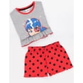 thumbnail image 3 of Miraculous Girls Grey Short Sleeve Short Leg Pyjama Set, 3 of 6
