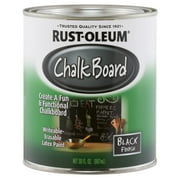 Black, Rust-Oleum Specialty ChalkBoard Paint Flat, Quart