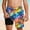 E105-Multicolor, variant on hengsof Boys' Summer Printed Beach Swim Trunks Stylish Double Layered Comfortable Drawstring Elastic Waistband Beach Sports Casual Shorts with Pockets