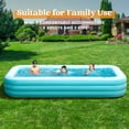 thumbnail image 3 of JOYFY Inflatable Pool with Seats for Adults & Kids, Extra Large Full-Sized Inflatable Swimming Pool, Above Ground Swimming Pool, Blow Up Family Pool Summer Water Party Backyard Garden Lawn, 3 of 7