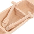 thumbnail image 3 of Vintage Fishing Decor Mini Paddle Wooden Boat Office, 3 of 8
