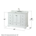 thumbnail image 5 of Wyndham Collection WCS202048SDECMUNSM46 Deborah 48" Free Standing Single Vanity Set - Dark, 5 of 6