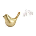 thumbnail image 6 of CoudarTitie Golden Birds Elephant Figurine Modern Animal Statue Unique Tabletop Decoration Home Decor Ornament Sculpture for Desktop Office Mantel Living Room Entrance Bedroom Housewarming Gifts, 6 of 8