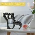 thumbnail image 4 of Unique Bargains Dog Statue Decorations Cute Dog Decor for Office Living Room Bedroom Home Black, 4 of 7